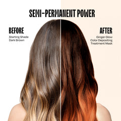 oVertone Ginger Glow – application rapide en 10 à 15 minutes pour couleur semi-permanente.