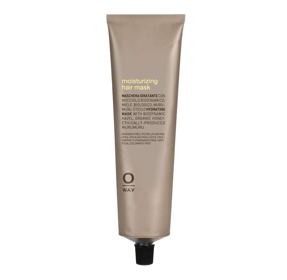 OWAY Masque hydratant pour cheveux 150 ml, hydratation durable.