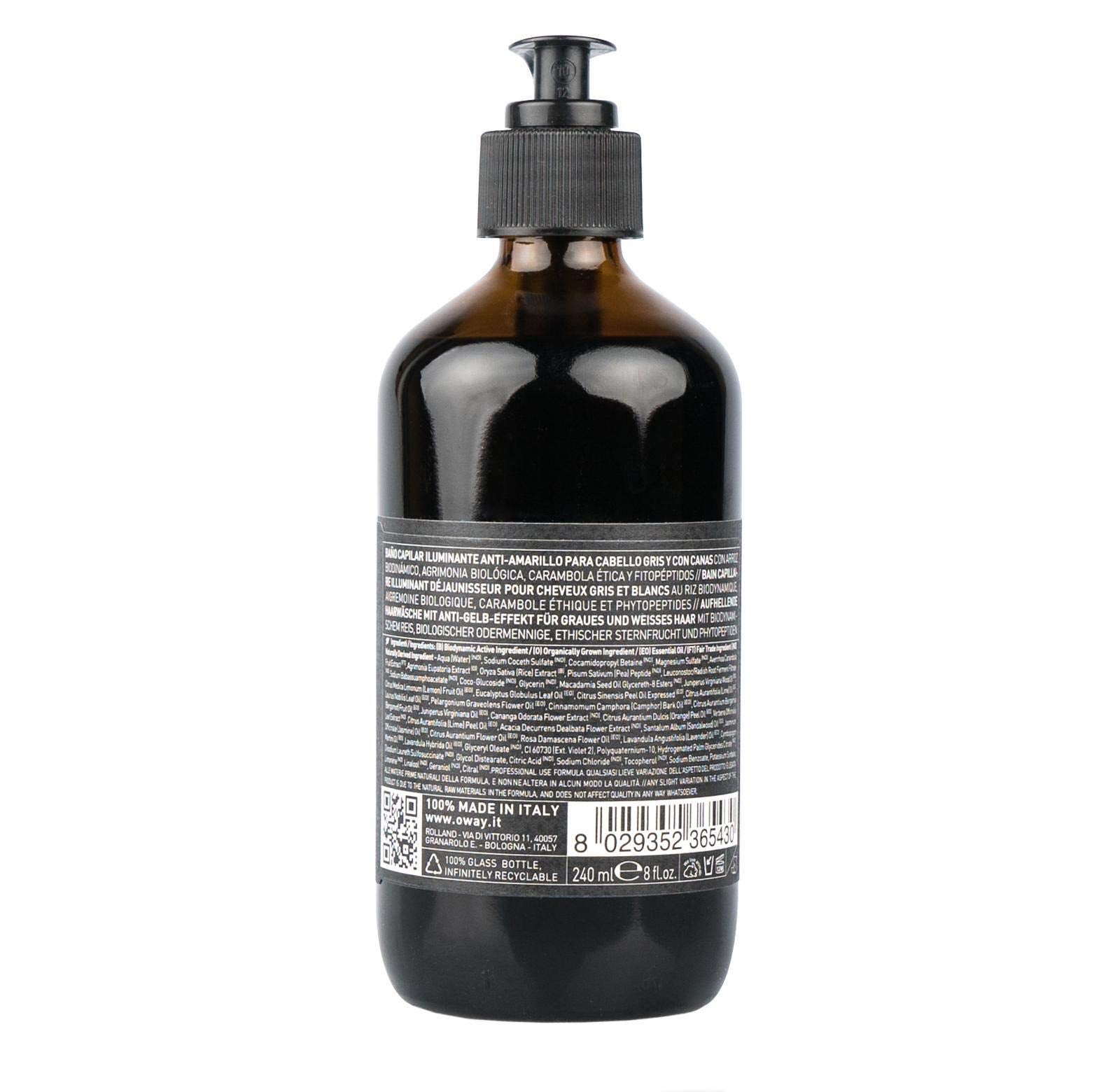 OWAY Silver Steel, bouteille versante, lavage quotidien en douceur