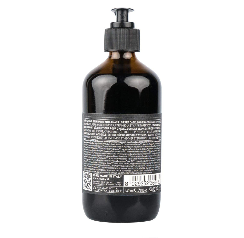 OWAY Silver Steel, bouteille versante, lavage quotidien en douceur