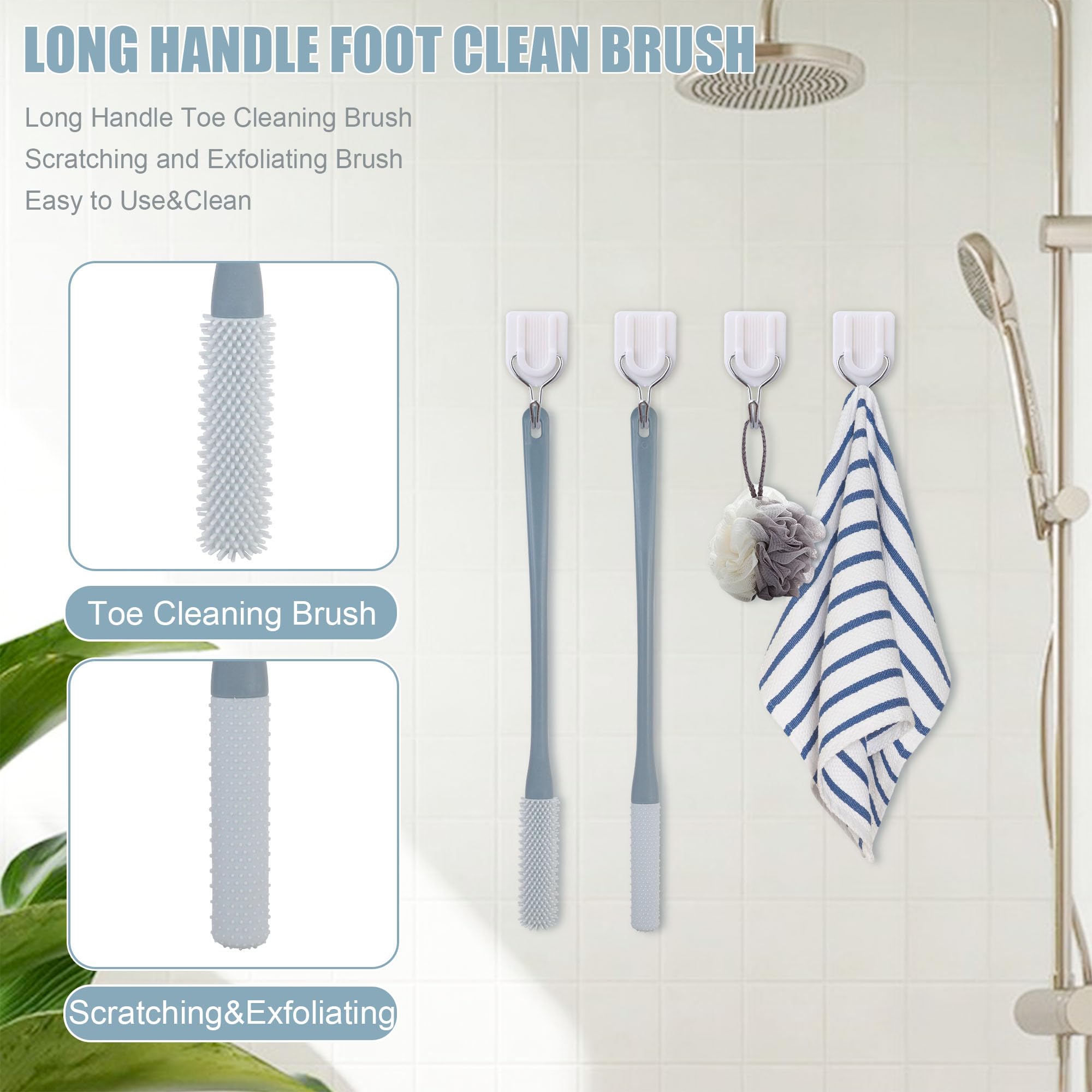 Brosse OWIIZI pour exfolier en douceur les pieds.