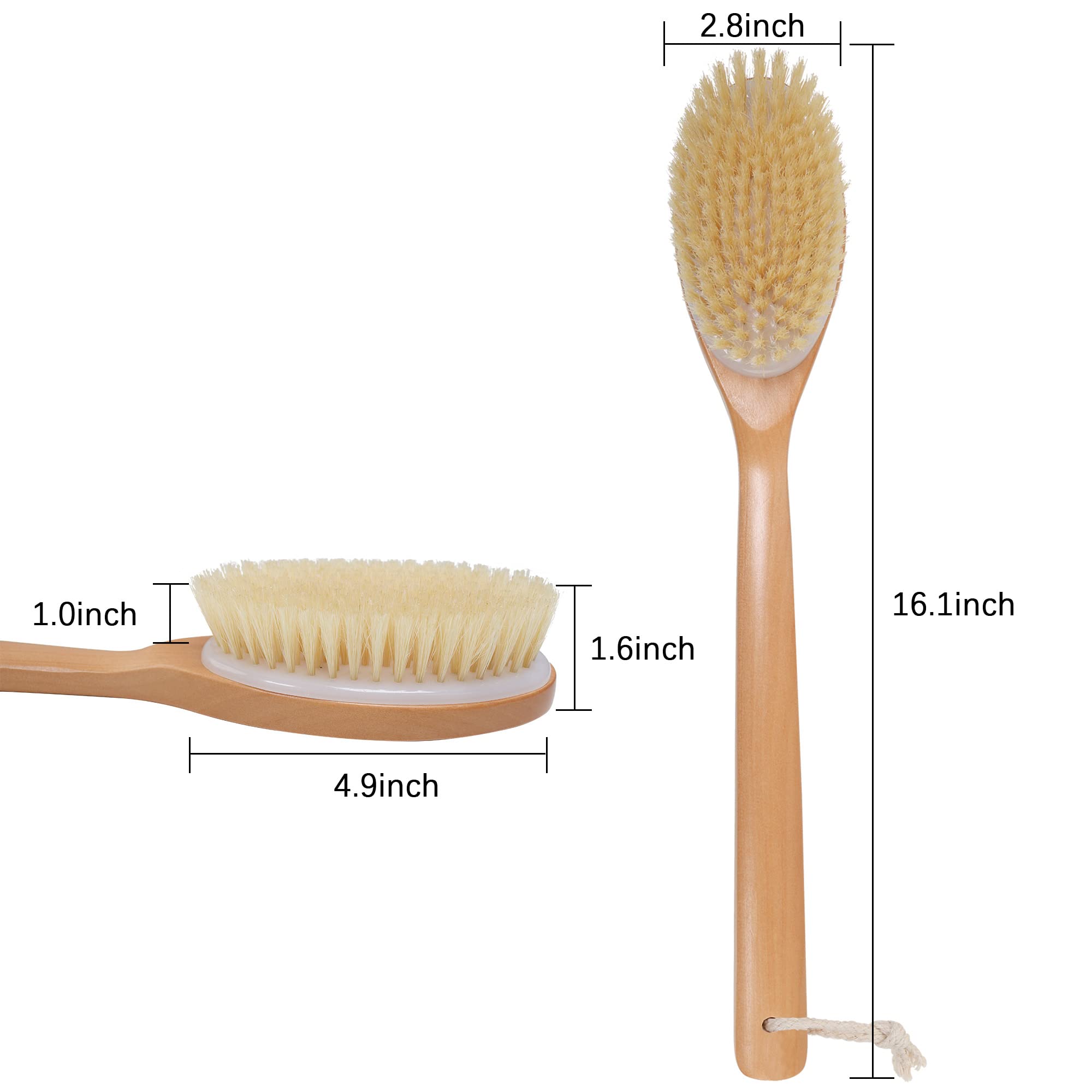 OWIIZI brosse-douche utilisation-dos facilitée sous la douche