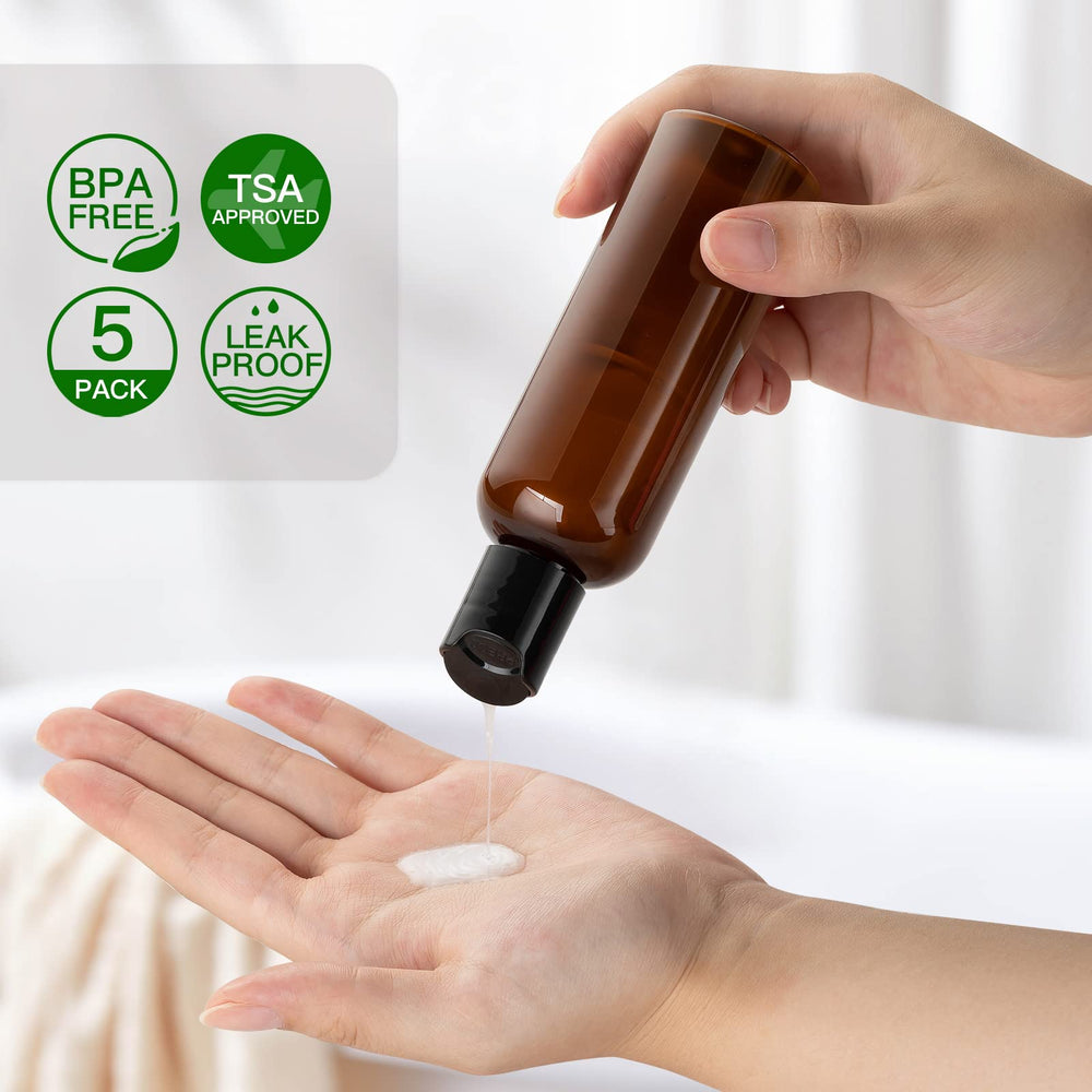 owlyee-bouteilles-voyage-100ml-apres-shampoing : polyvalentes et compactes en déplacement.