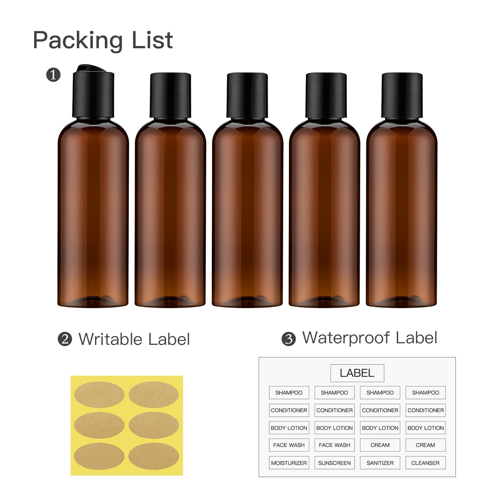 owlyee-bouteilles-voyage-100ml-tonique-visage : rangement facile pour routines voyage.