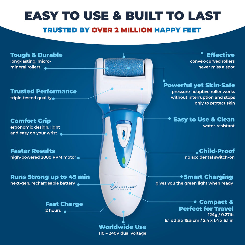 Own Harmony charge rapide 2 heures, pratique en déplacement.