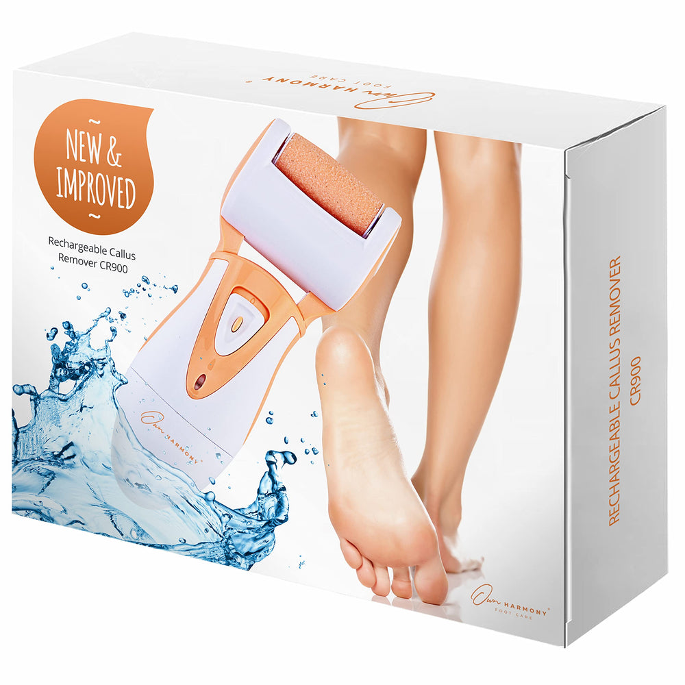 Own Harmony ponceuse-pieds électrique avec rouleaux, démonstration de traitement des callosités pour pieds plus lisses