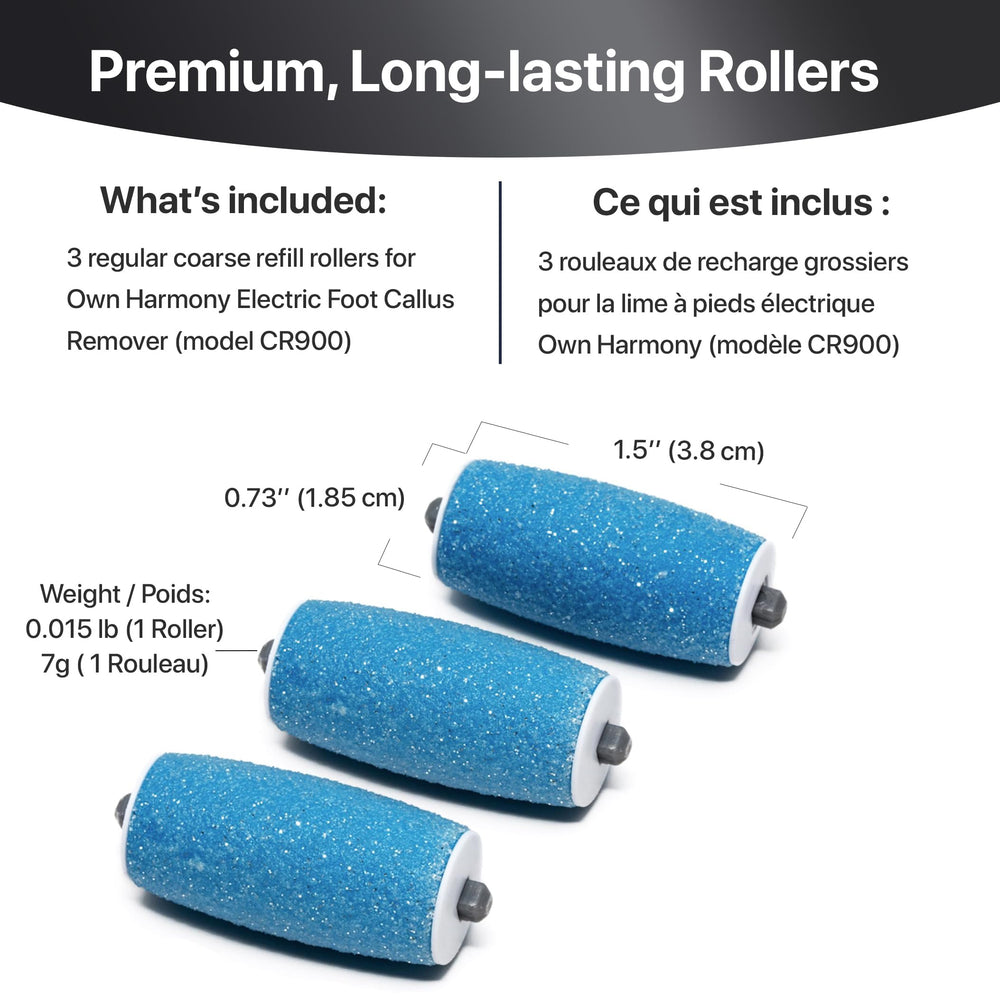 Rouleaux conformes aux normes de sécurité internationales.