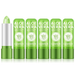Ownest baume lèvres Aloe Vera vert – couleur qui évolue et hydratation durable.