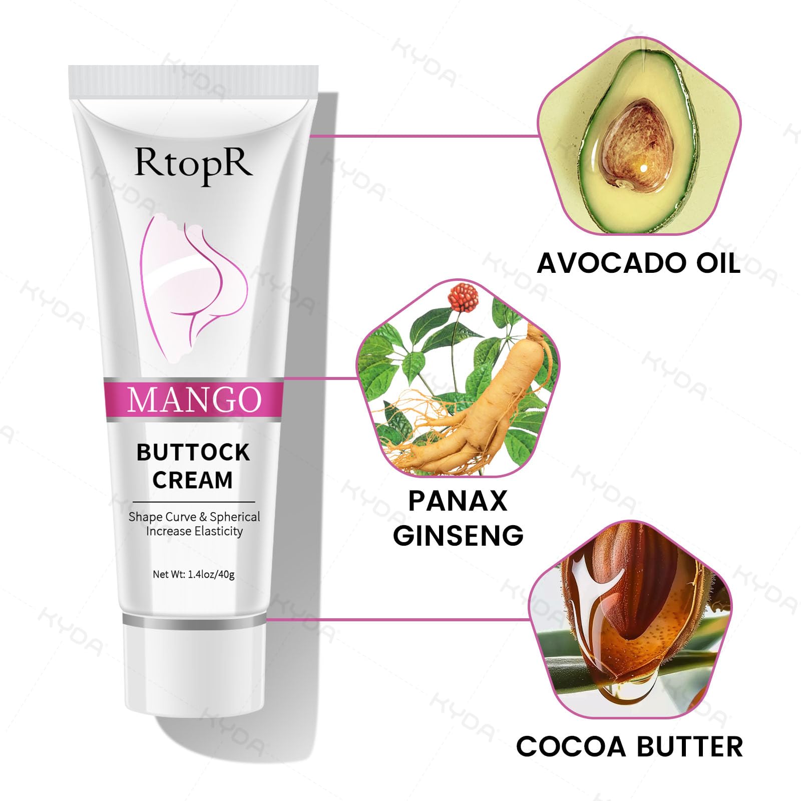 Contour des hanches dessiné grâce à la crème Ownest et au massage régulier.