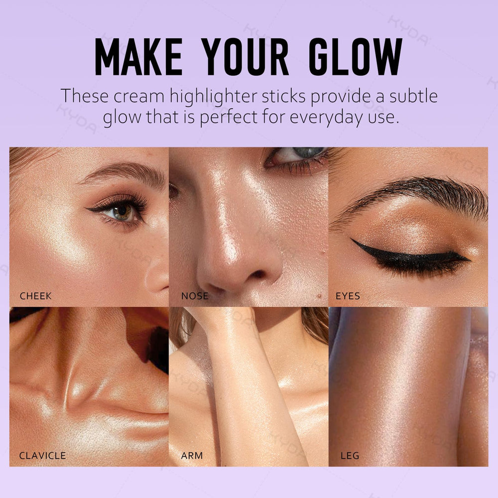 Produit Ownest Highlighter Stick pour les épaules, ajoutant une lueur douce.