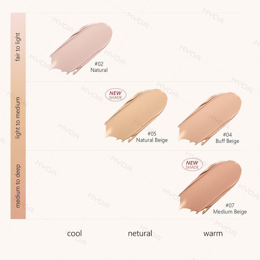 Ownest KYDA finition brume matte pour un effet naturel et frais.