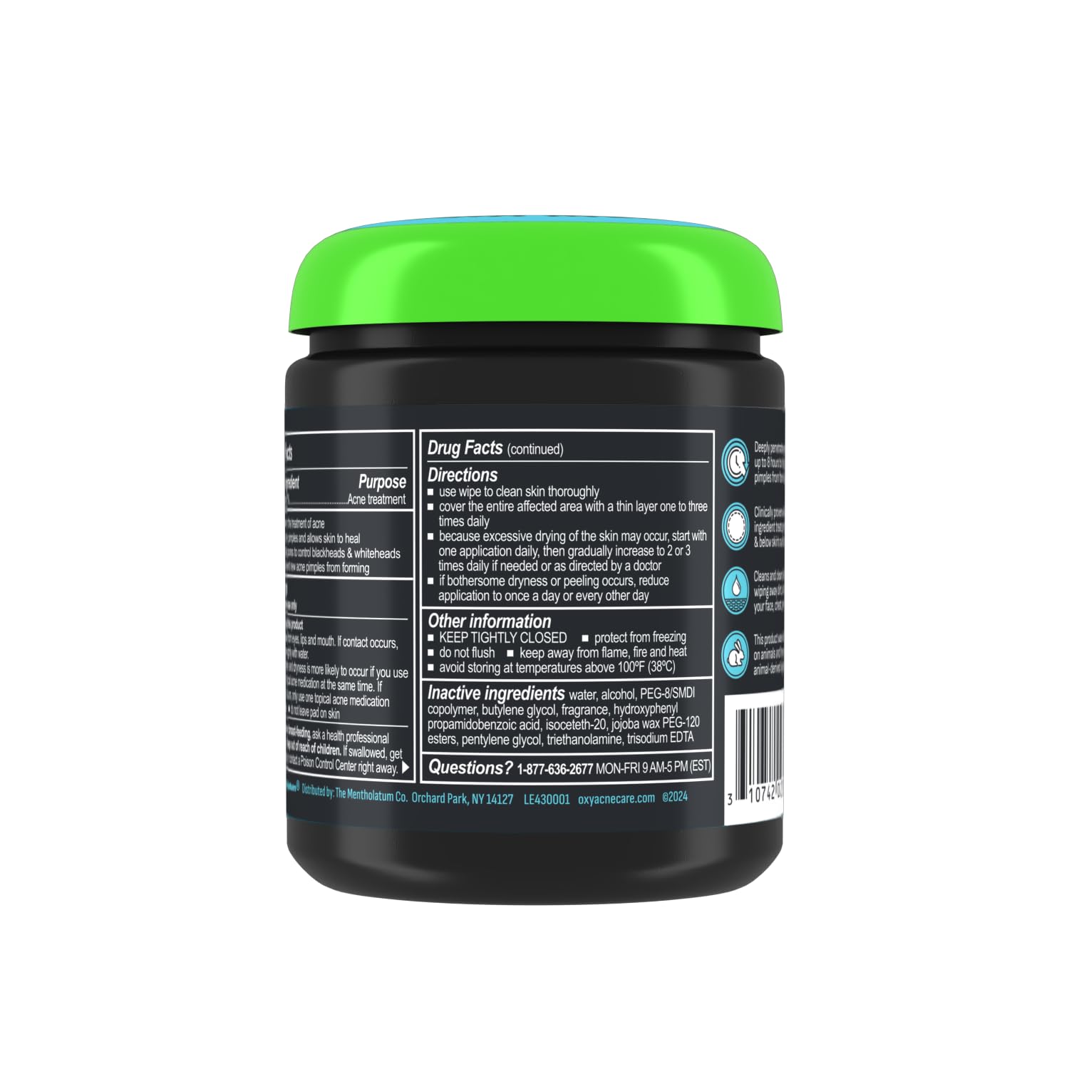 Tampons Oxy action 8 heures – lutte contre les imperfections sans irritation