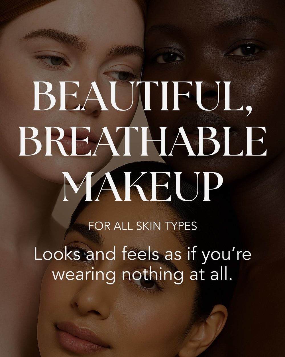Application facile et fluide qui respire la peau