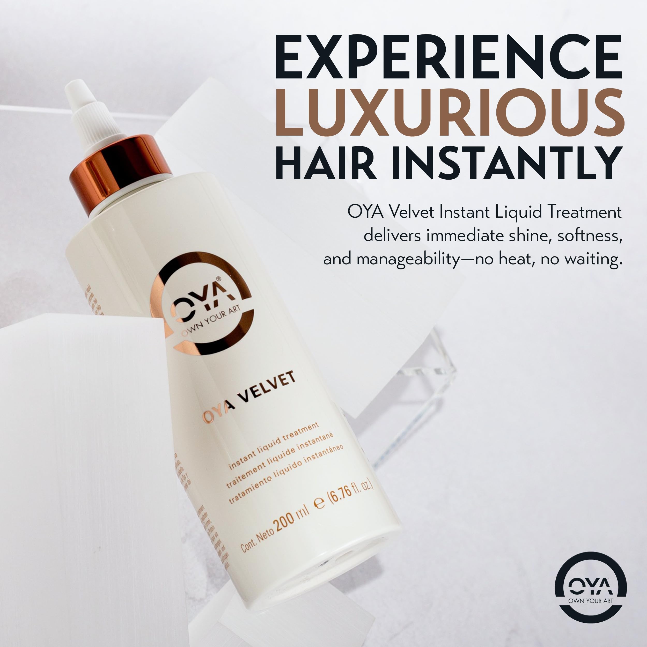 OYA Soin Velours – cheveux secs retrouvent douceur après usage