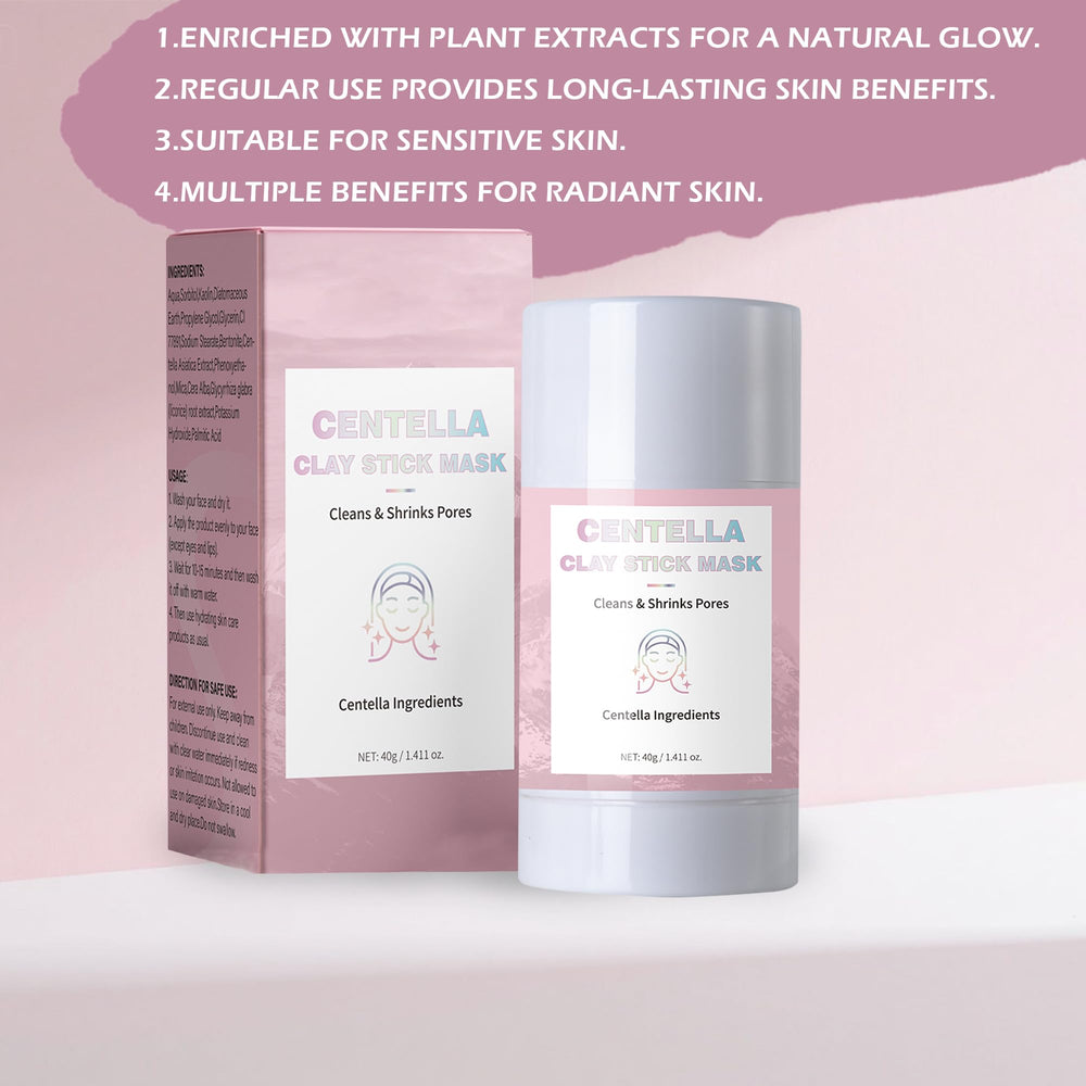 Oyshriola masque argile Centella, format compact pratique pour voyager.