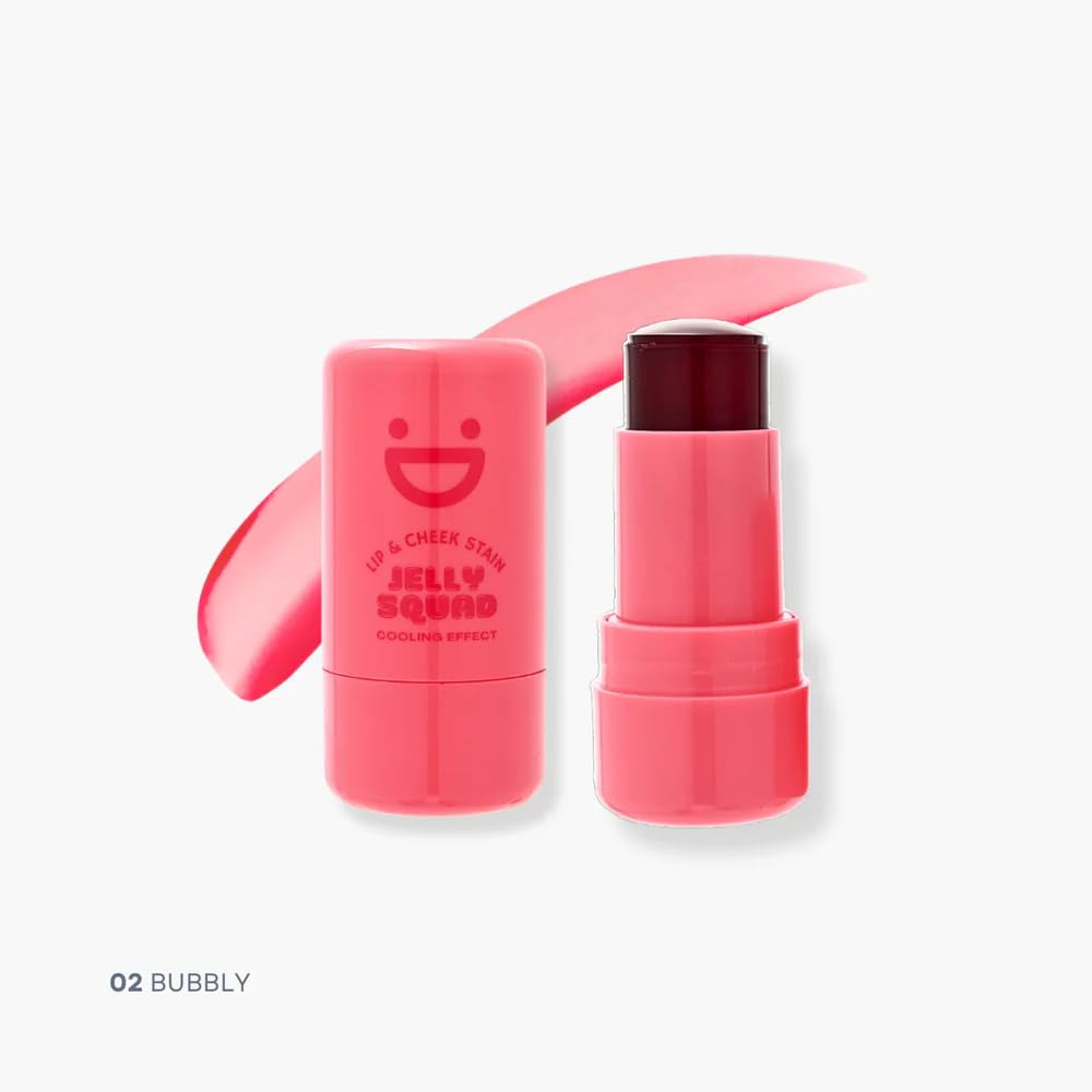 Jelly Squad d'OZ LAB sur les joues, teinte cerise-rose pour un éclat subtil