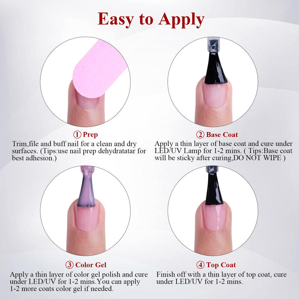 Vernis gel scintillant Ozzeal pour un look élégant et discret.