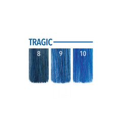 Cheveux pré-éclaircis recommandés pour une teinte fidèle et lumineuse avec NeoPop Tragic.
