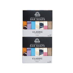 Savon Pacha Soap Co, barre classique, senteurs variées, hydratation douce pour visage et corps.