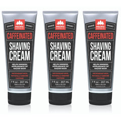 Pacific Shaving Company crème à rasage caffeinée, beurre de karité et menthe, hydratante et revitalisante.