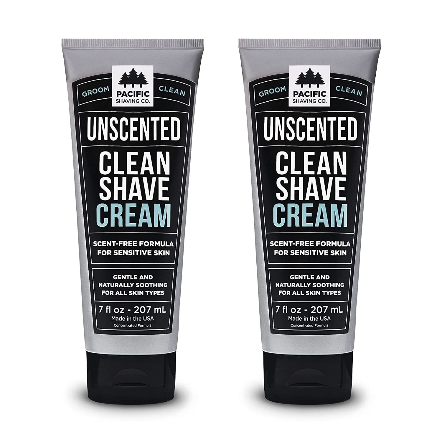 Pacific Shaving Company: crème de rasage au beurre de karité, douceur pour peau sensible.