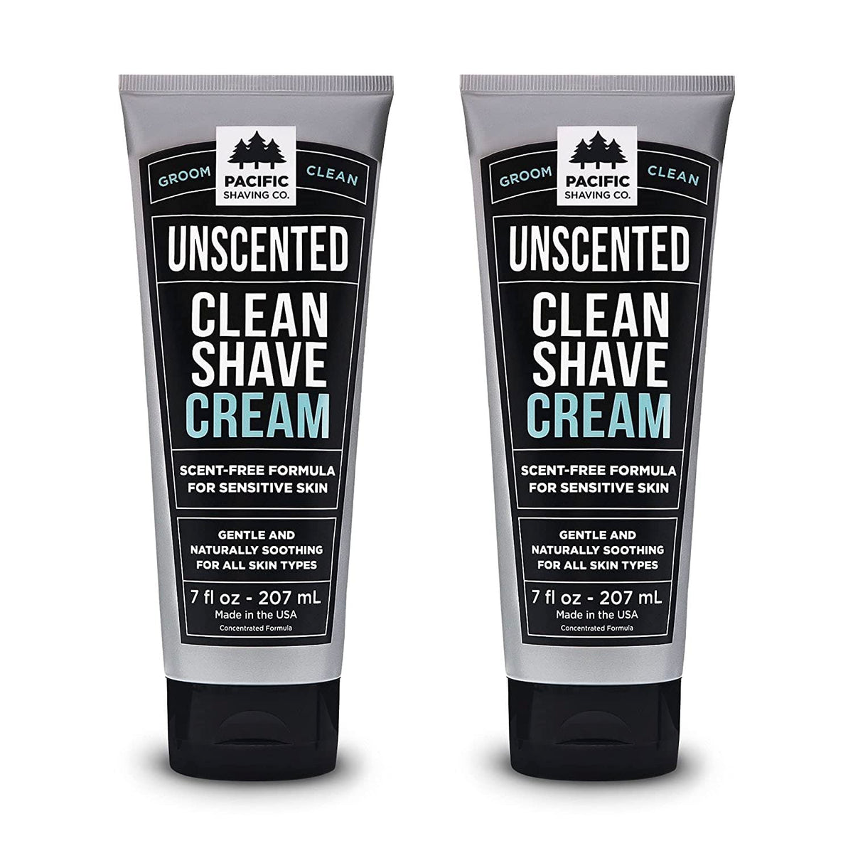 Pacific Shaving Company: crème de rasage au beurre de karité, douceur pour peau sensible.