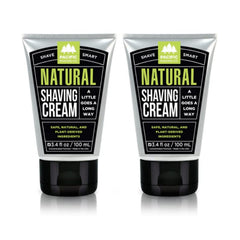 Crème de rasage Pacific Shaving Company en pot au karité et vitamine E, pour peau sensible.