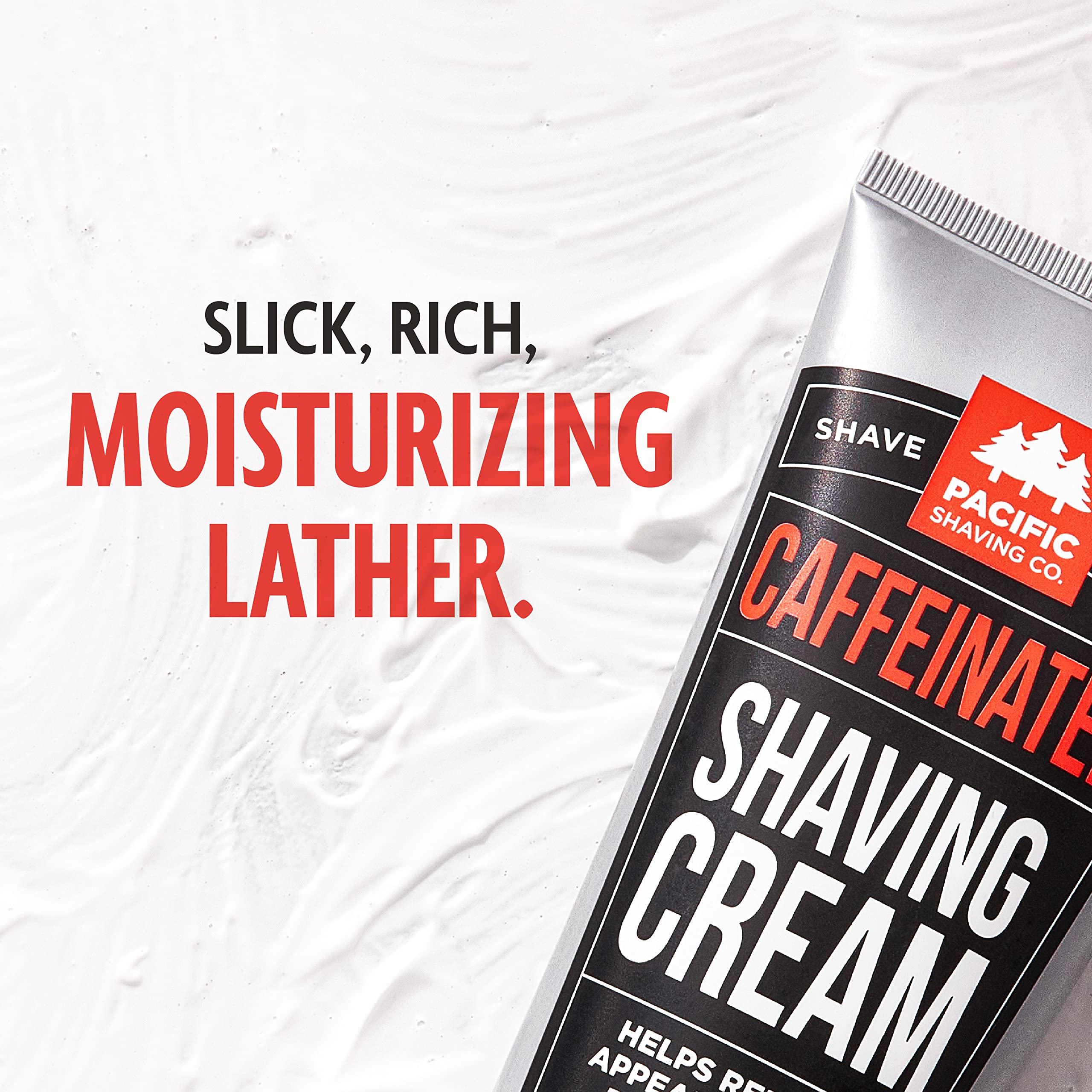 Pacific Shaving spearmint aroma image conveys cooling sensation during shave.