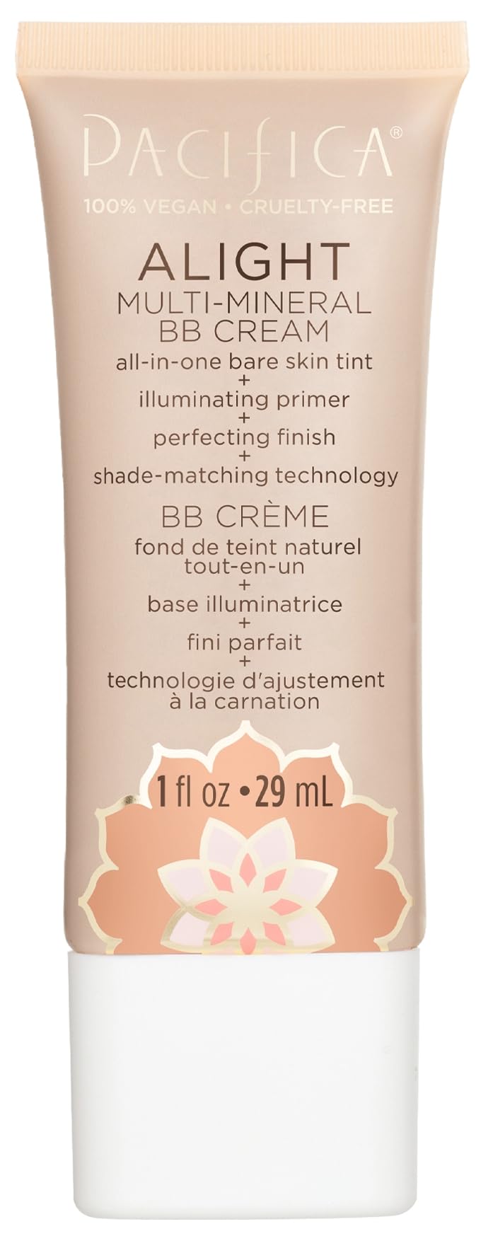 Pacifica Alight BB Crème – texture hydratante pour teint lumineux et naturel.