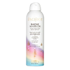 Bouteille Pacifica Bacne Warrior de 6oz prête pour l’acné du dos.