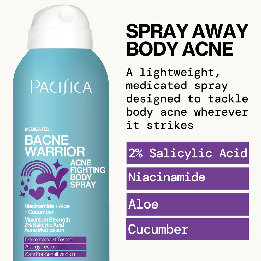 Test dermatologique sur Pacfiica Bacne Warrior démontrant sécurité.