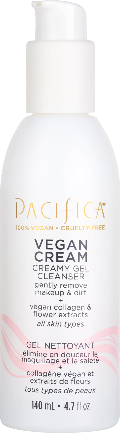 Pacifica bouteille crème-gel-collagene-vegane : contenant pratique pour hydratation quotidienne.