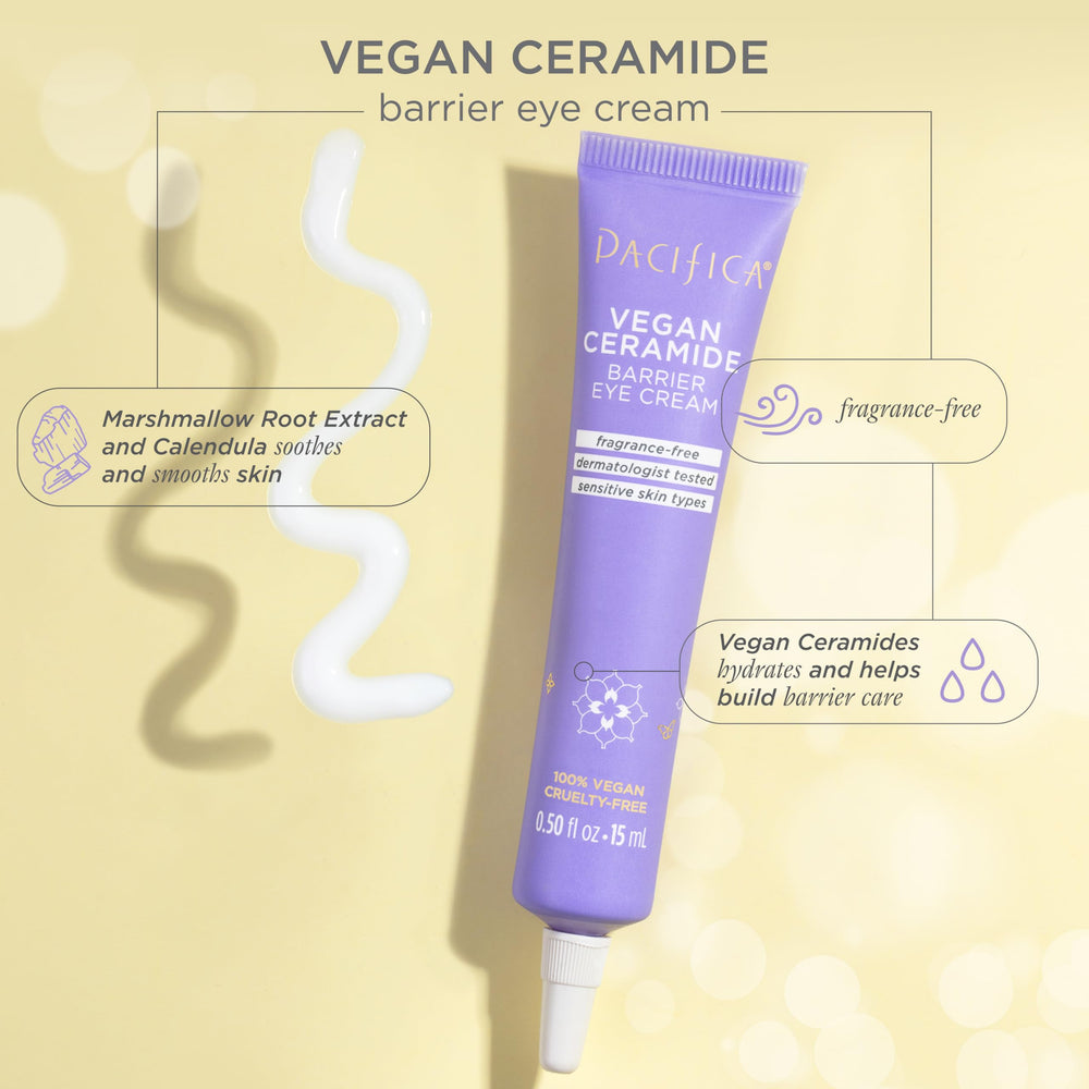 Pacifica Ceramide Barrière Yeux peptide vitamine E – soutien d’élasticité et ridules.