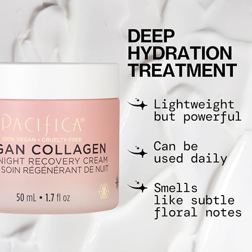 Pacifica Crème Nuit Pot : soin nourrissant en pot pour peau sèche.