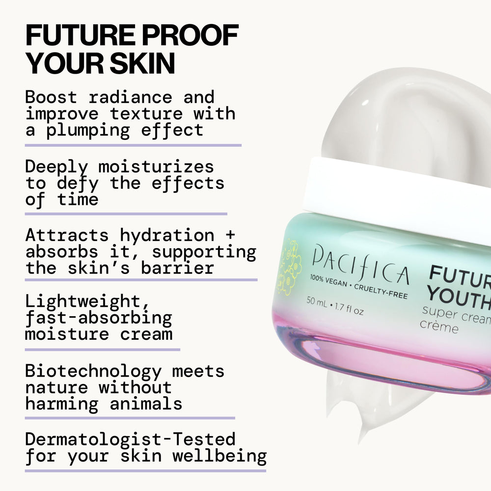 Pacifica Future Youth: crème adaptée à tous types de peau et âges.