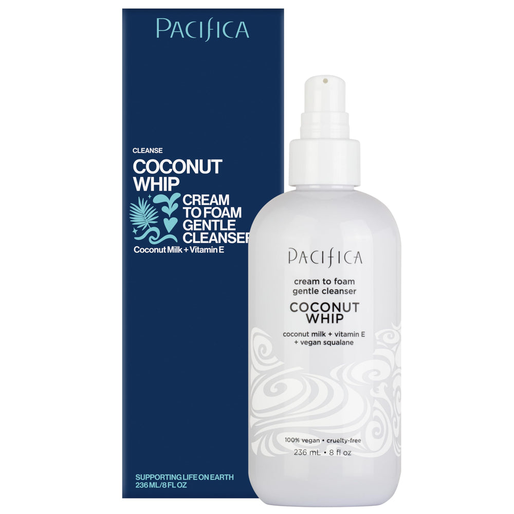 Pacifica formule sans sulfates, nettoie en douceur sans agresser la peau.