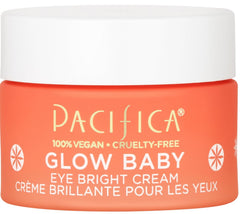Pacifica Glow Baby crème yeux dans un flacon, prêt pour l'usage quotidien.
