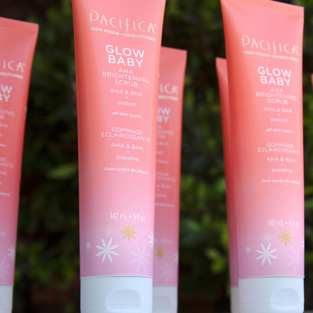 Emballage recyclable du Glow Baby, engagement écologique de Pacifica.