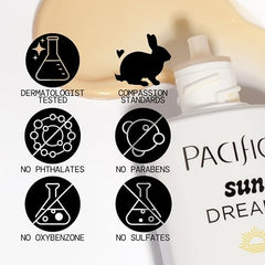 Pacifica Gouttes Éclat Crépuscule teinte rose lumineuse sur les pommettes.