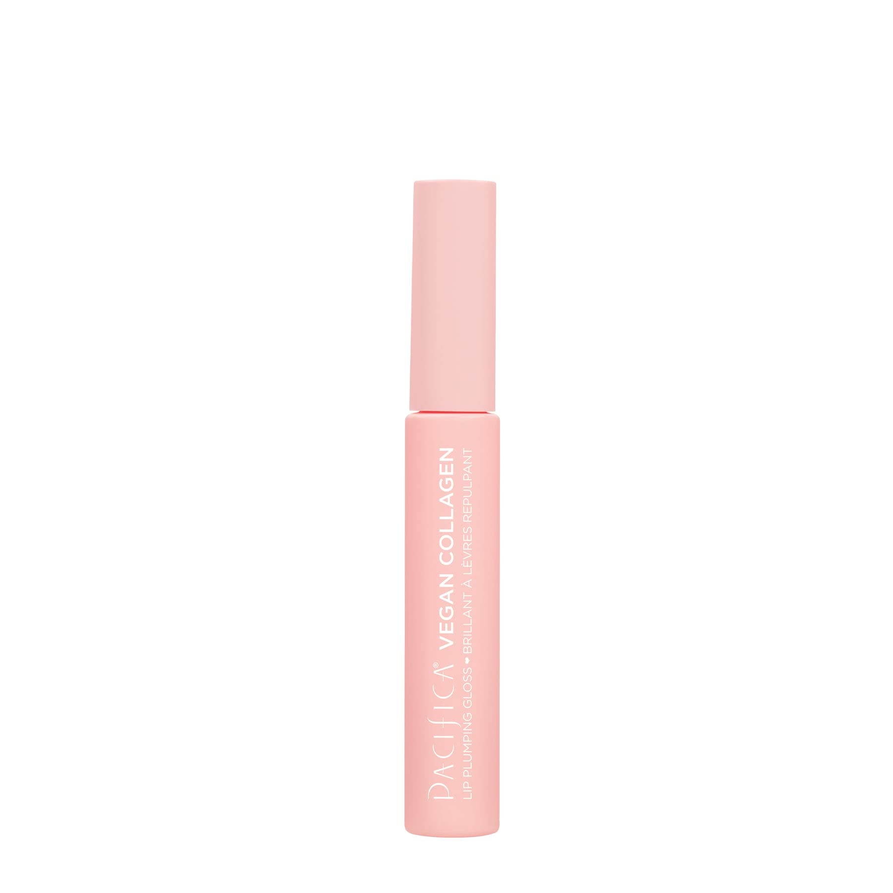 Pacifica Collagène vegan et peptides pour lèvres plus lisses et confortables.