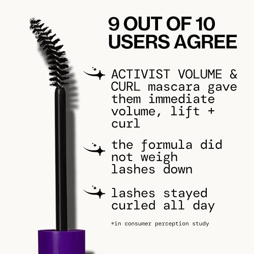 Pacifica Mascara brosse activatrice courbe pour lift et courbure racine-pointe