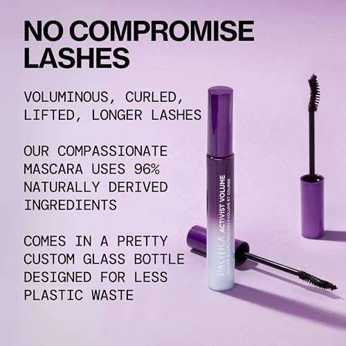 Pacifica Mascara flacon en verre écologique au design élégant