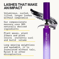 Pacifica Mascara ingrédients naturels pour une tenue légère et saine