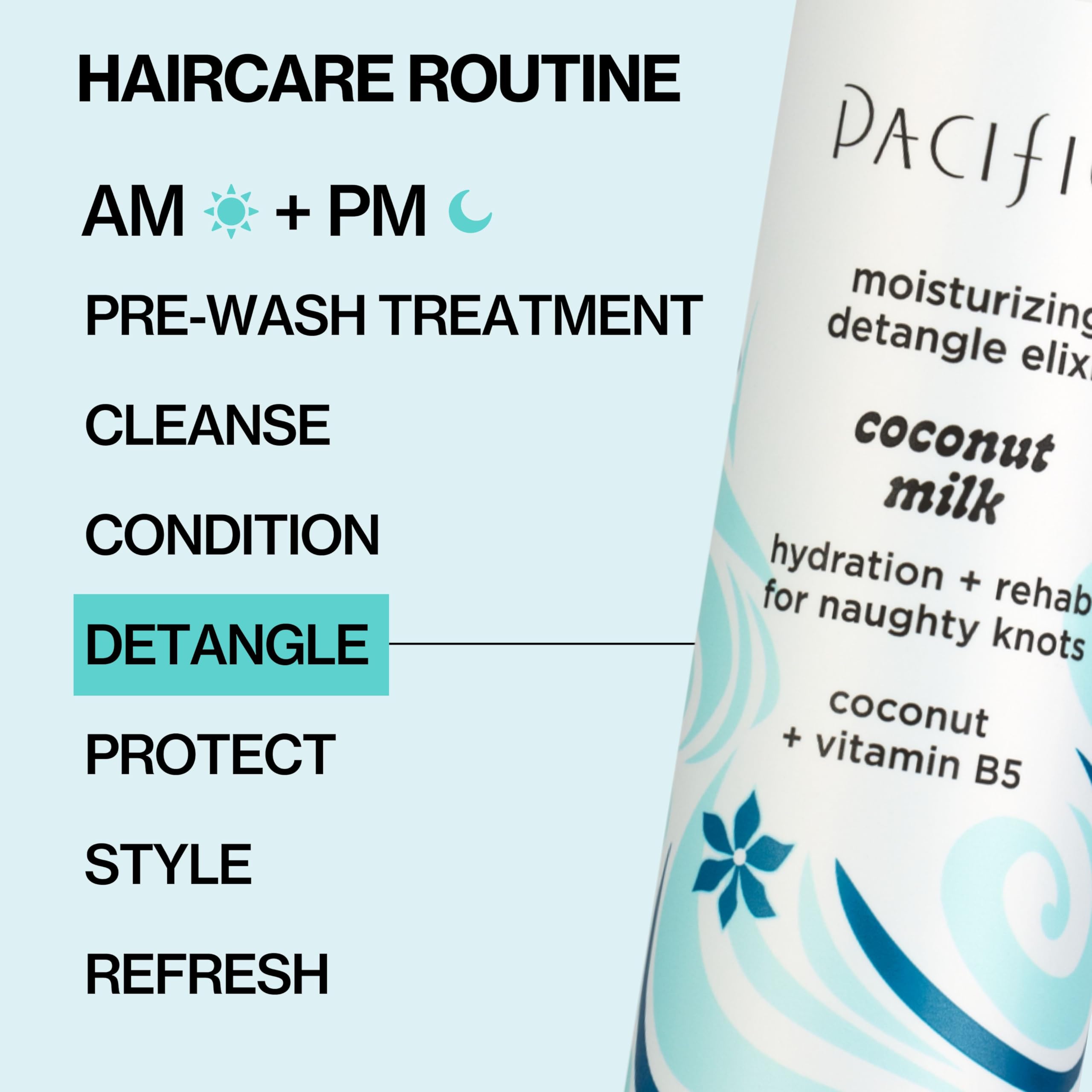 Pacifica usage quotidien – lait coco cheveux colorés