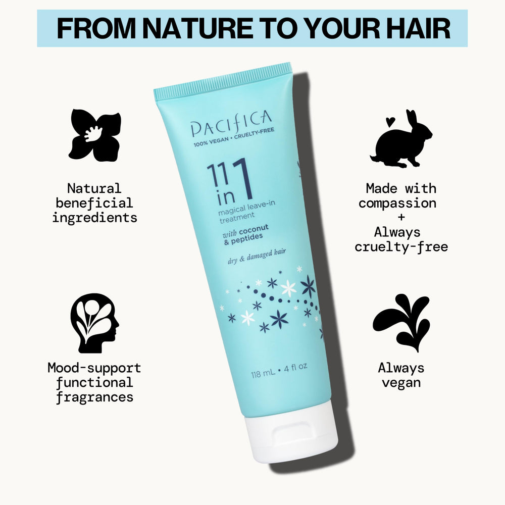 Pacifica Utilisation après shampoing — massage sur cheveux humides.