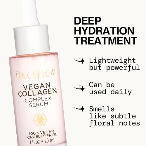 Application visage facile avec le Pacifica Vegan Collagen Complex Serum.