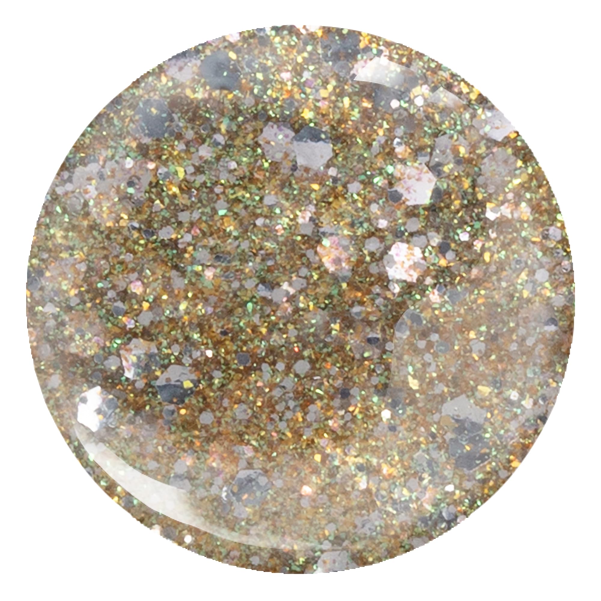 Pacifica vernis translucide Glitter Or, look festif en une couche.