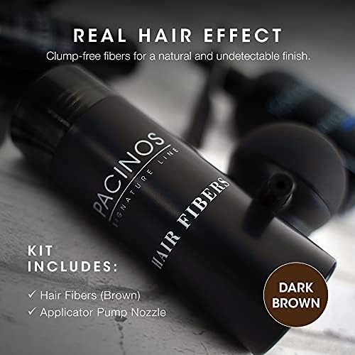 Pacinos coiffure quotidienne, utilisation simple brun foncé pour un style naturel.