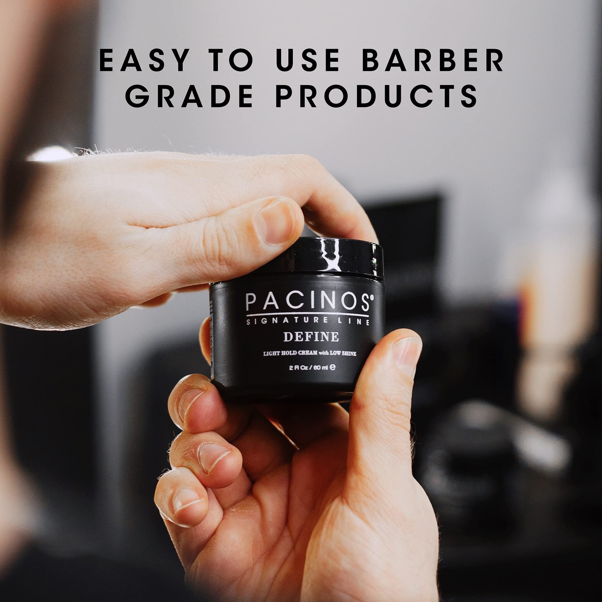 Pacinos Define Light Hold provides a low shine, natural finish during styling.