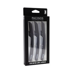Pacinos Derma Blades rasoir dermaplanage lame inox explique une exfoliation efficace.